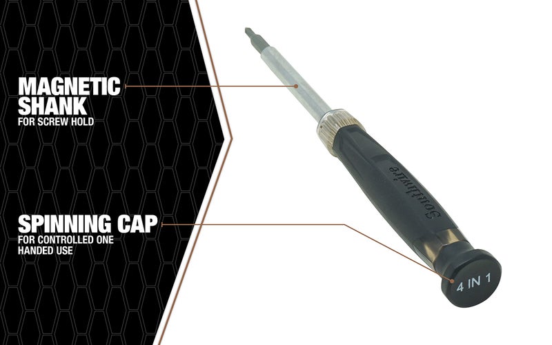 Southwire SD4N1P 4-in-1 Precision Screwdriver with Phillips and Slotted Bits - Image 5